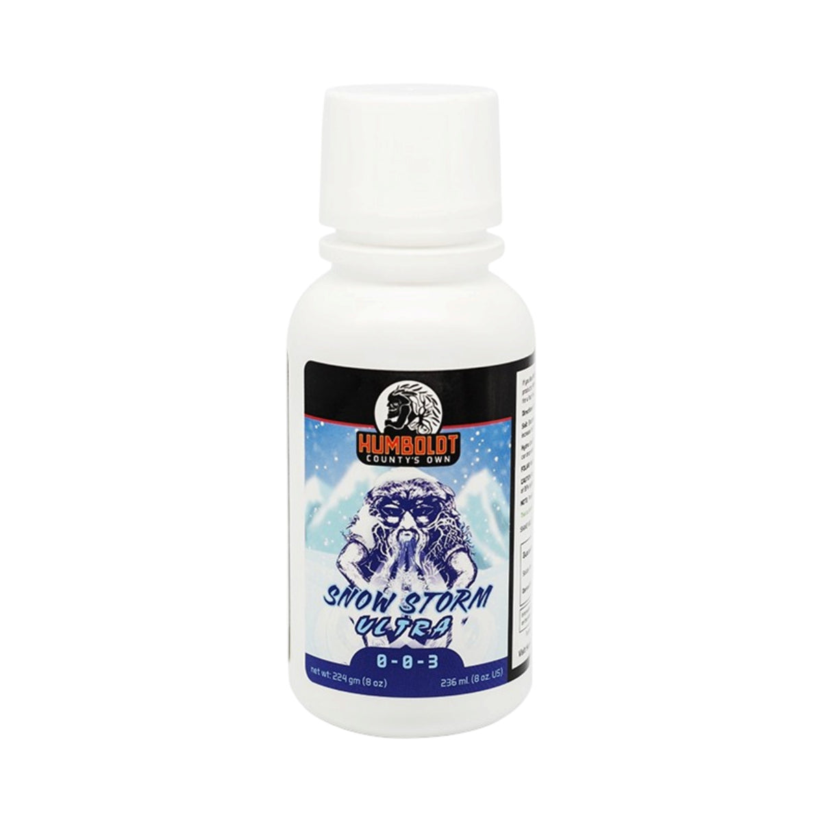 Humboldt County's Own Snow Storm Ultra 8oz