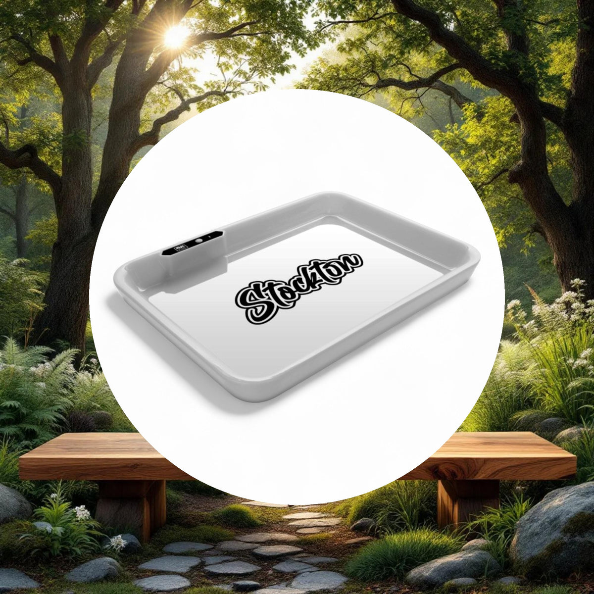 Dope Trays x Stockton – White background Black Logo - Image 5