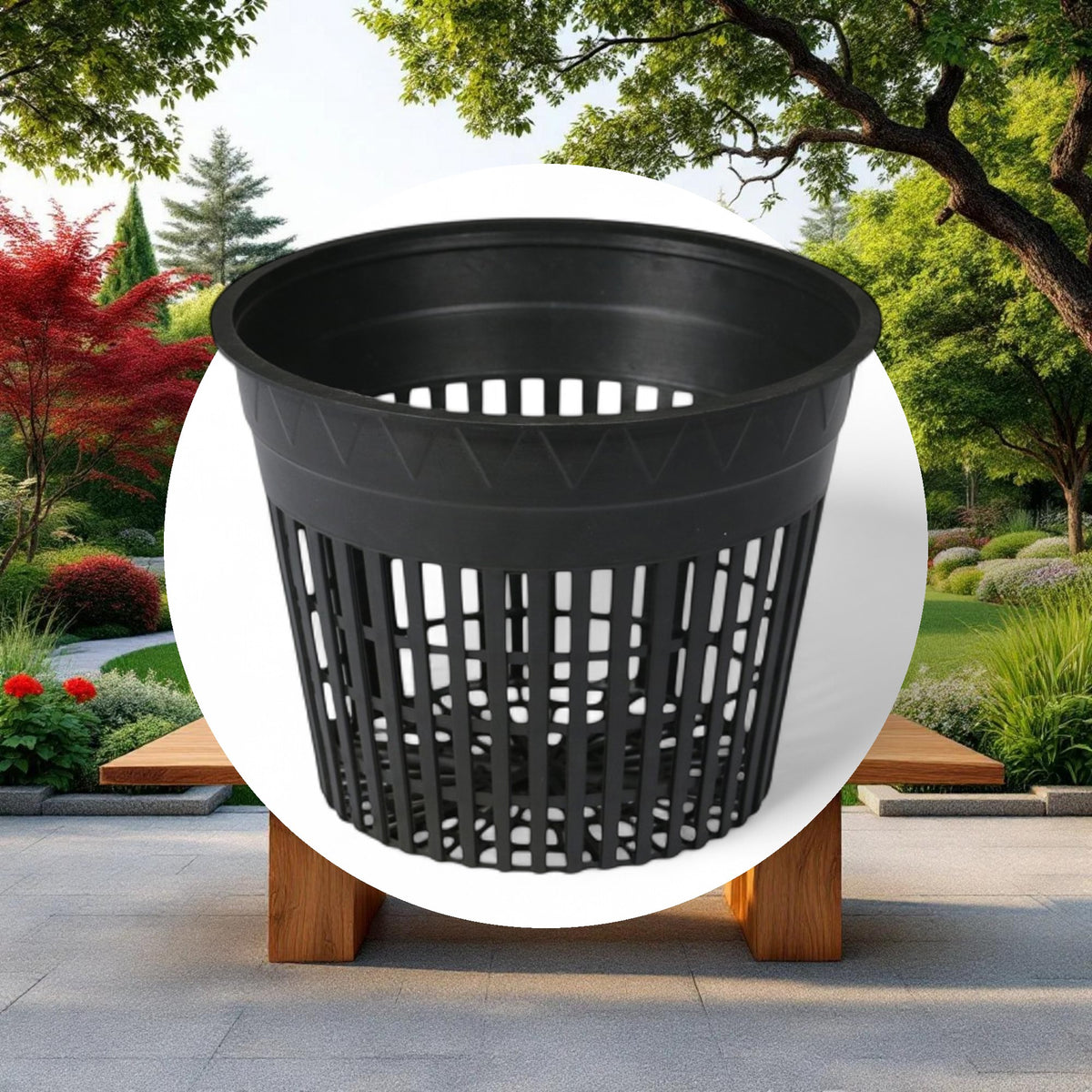 3.75'' Net Mesh Cup Pot (48/pk) - Image 4