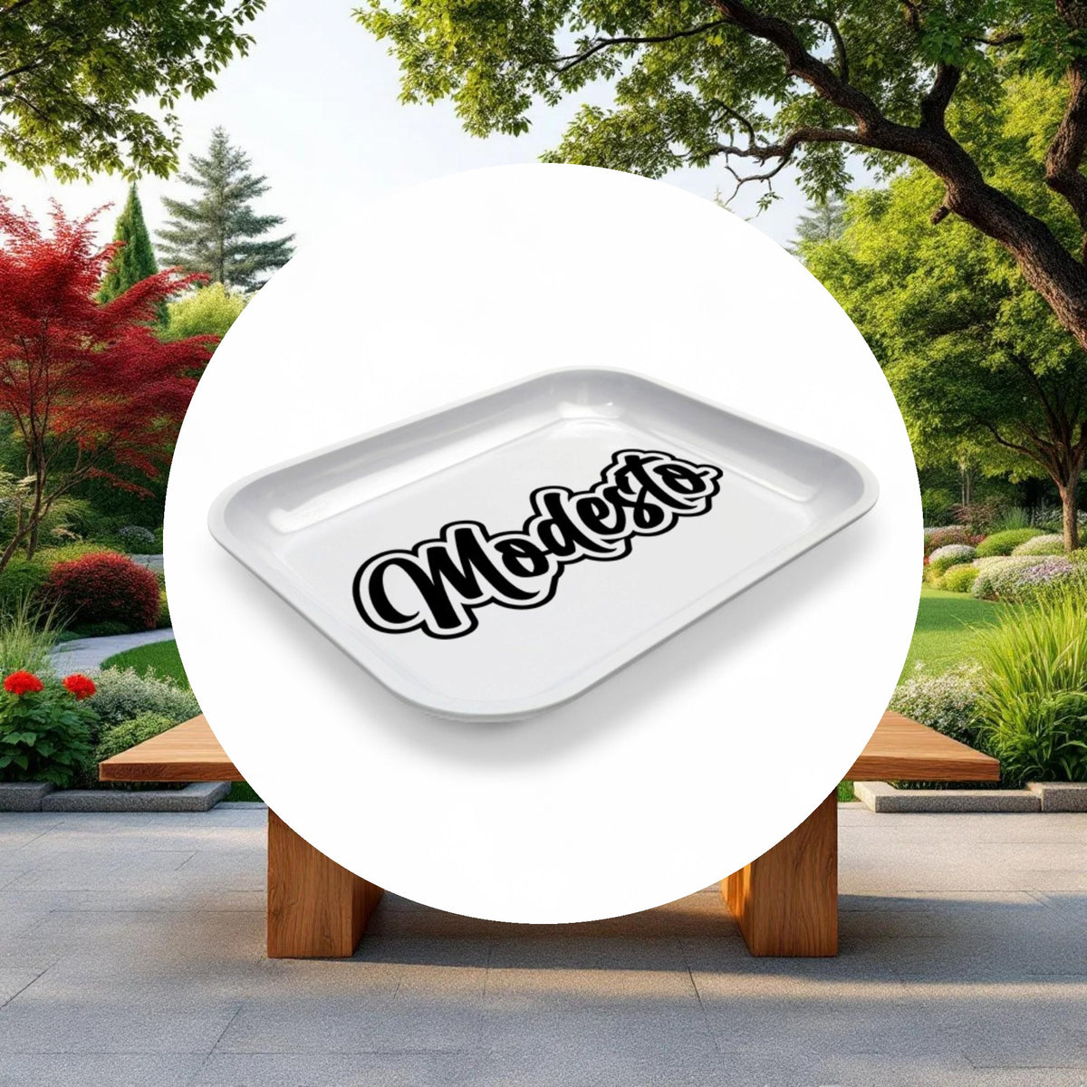 Large Dope Trays x Modesto – White background black logo - Image 4