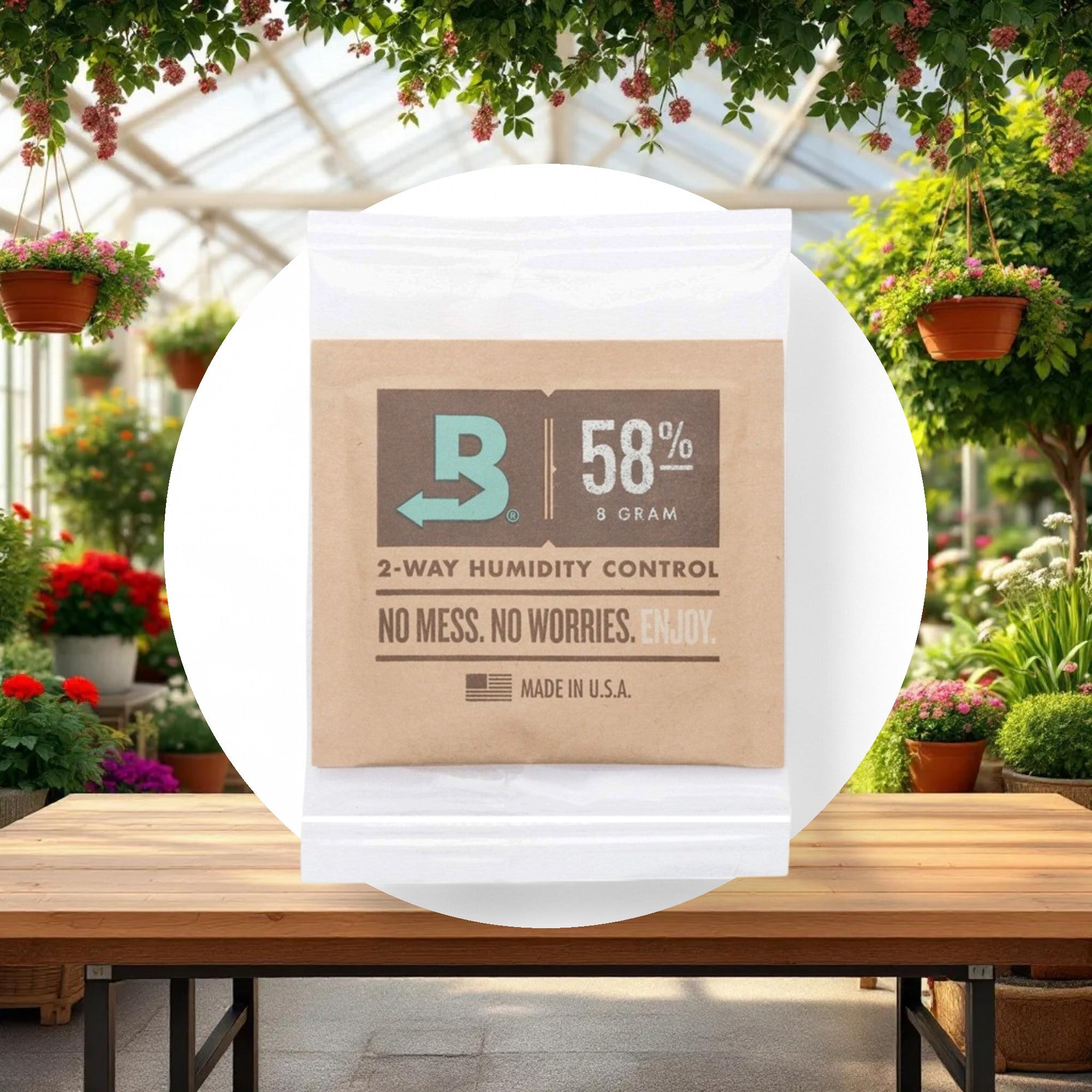 Boveda 2-Way Humidity Control Pack 58% RH 8g Bulk Individually Wrapped (300pcs/Case) - Image 3