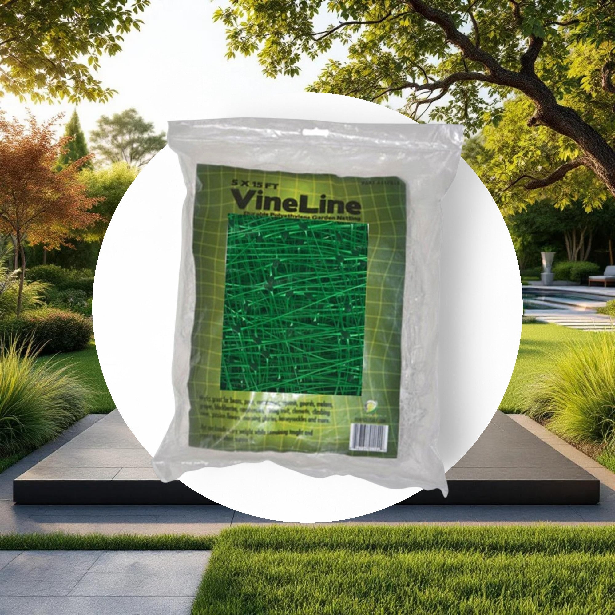 VineLine Durable Plastic Trellis Netting Green 5ft x 30ft - Image 4
