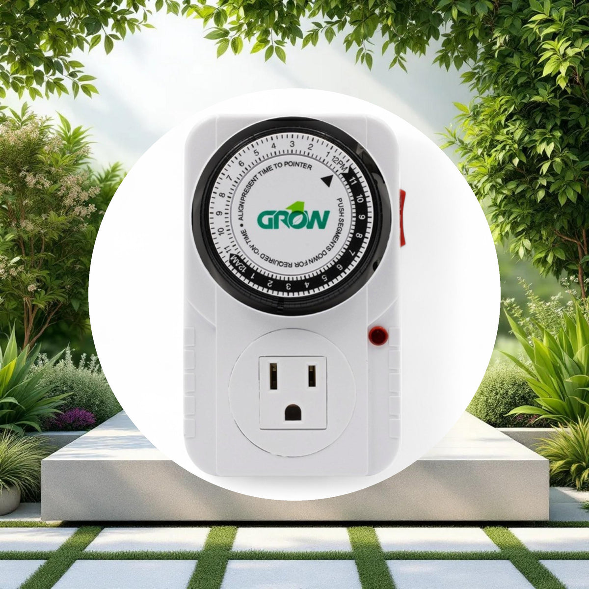 Grow1 120V Single Outlet Mechanical Timer - Image 5