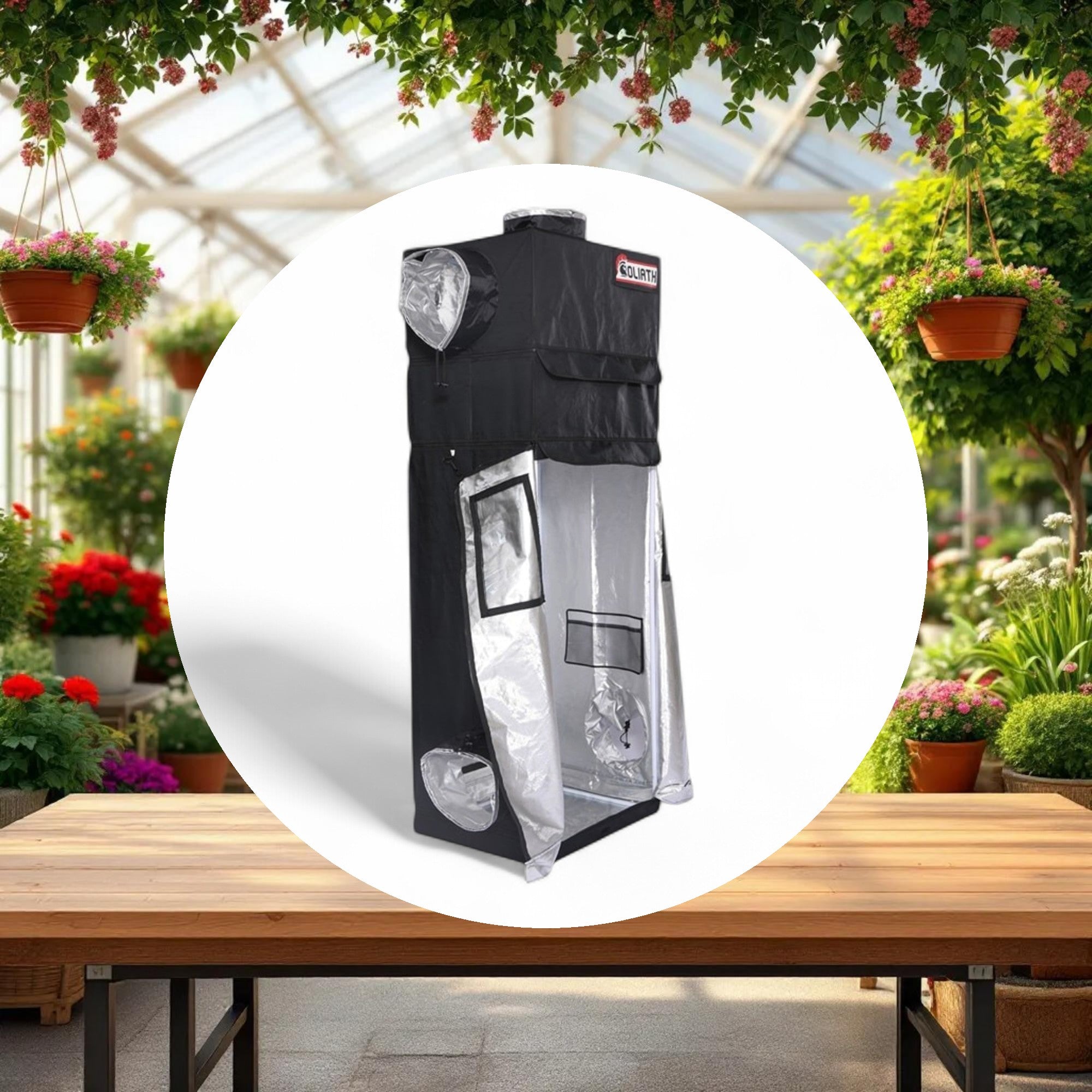Goliath Grow Tent 2ft x 2.5ft x 6ft11in - 7ft11in - Image 4