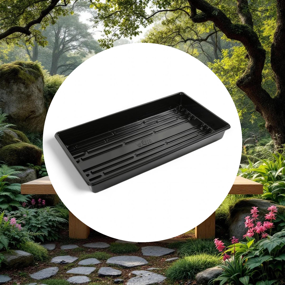 GROW1 EXTREME Propagation Tray w/o Drain Holes Black (10in x 20in x 2.25in) - Image 5