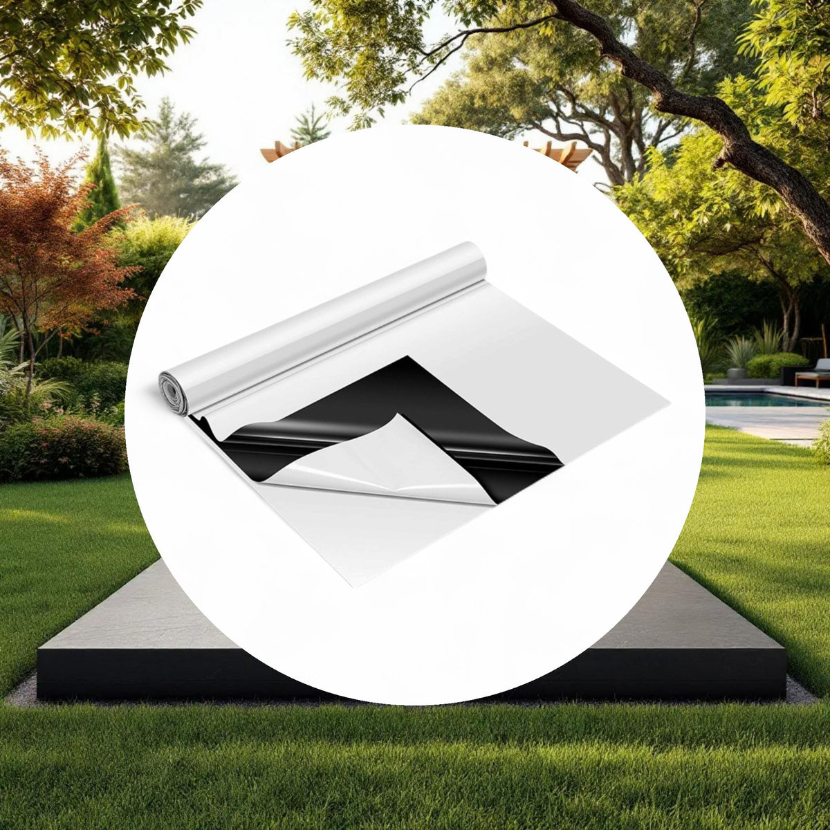 Panda Film Black and White Poly Film Roll 7mil 32ft x 100ft (3 Year) - Image 4