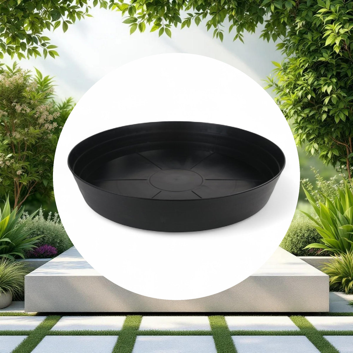 Grow1 25" Premium Black Injection Pot Saucers - Image 2