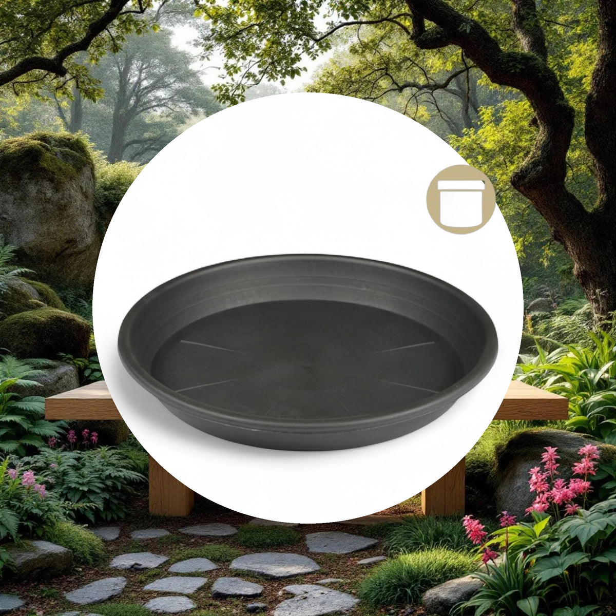 20.5'' Heavy Duty Pot Saucer - Image 5