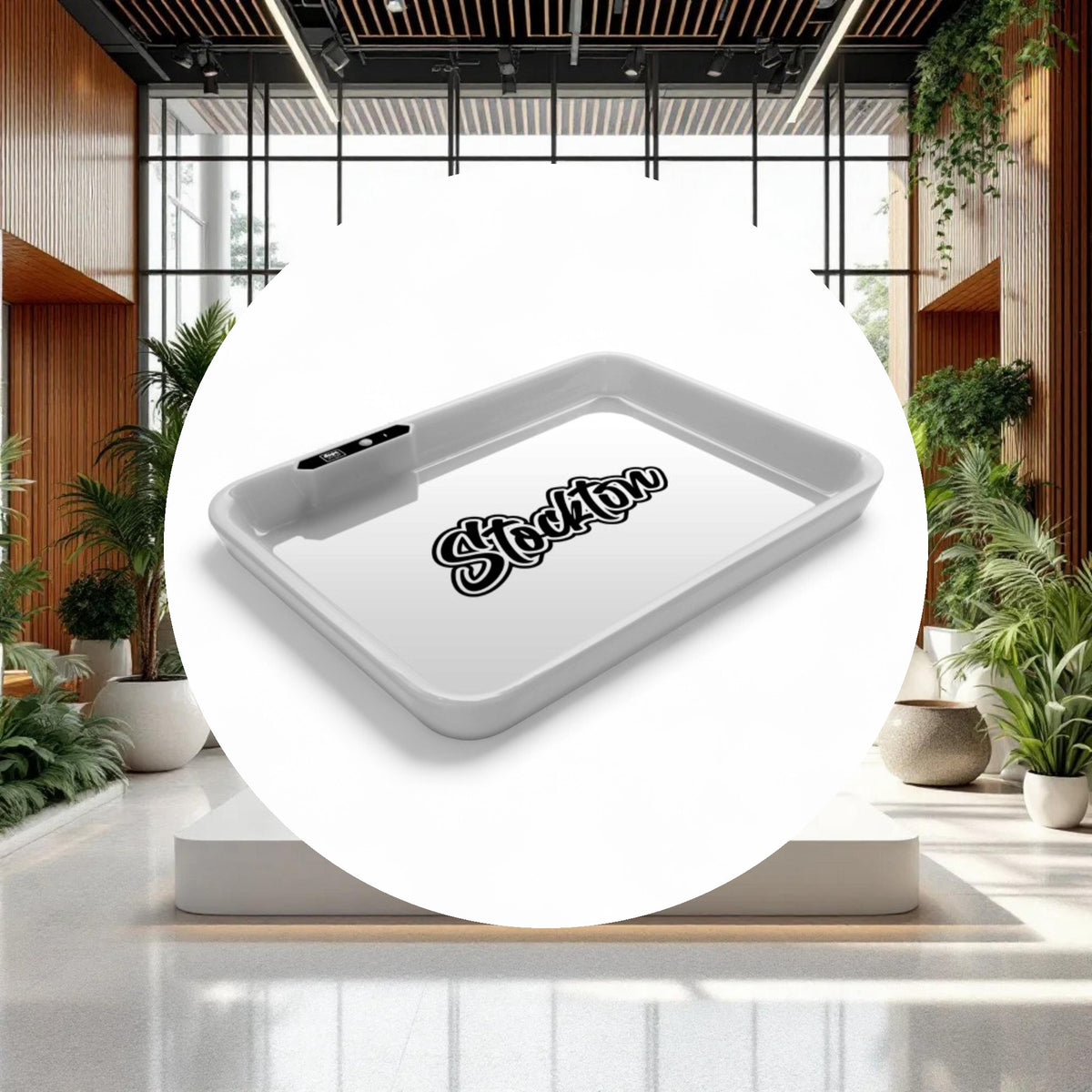 Dope Trays x Stockton – White background Black Logo - Image 3