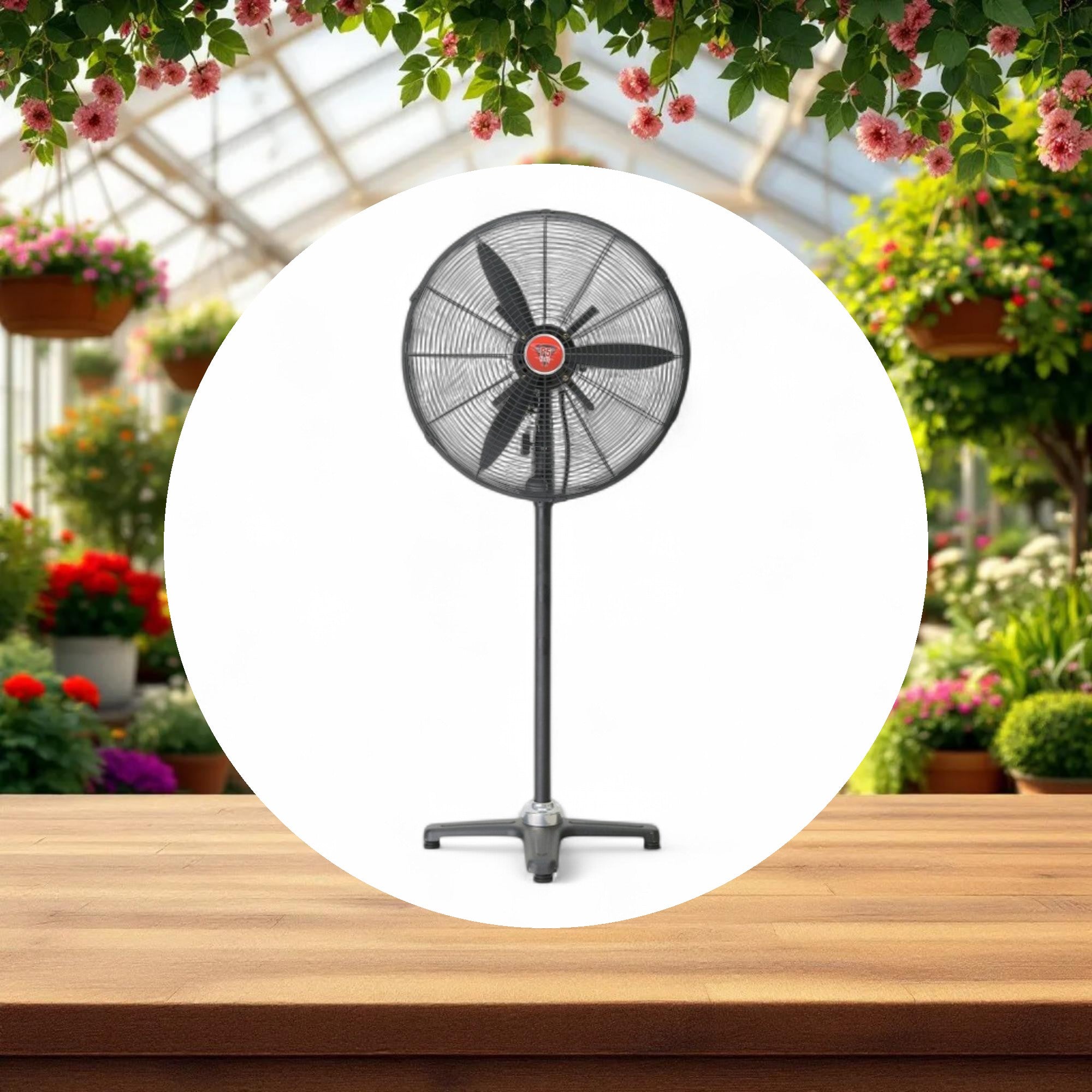 F5 Fans Industrial Oscillating Pedestal Fan 18in - Image 3