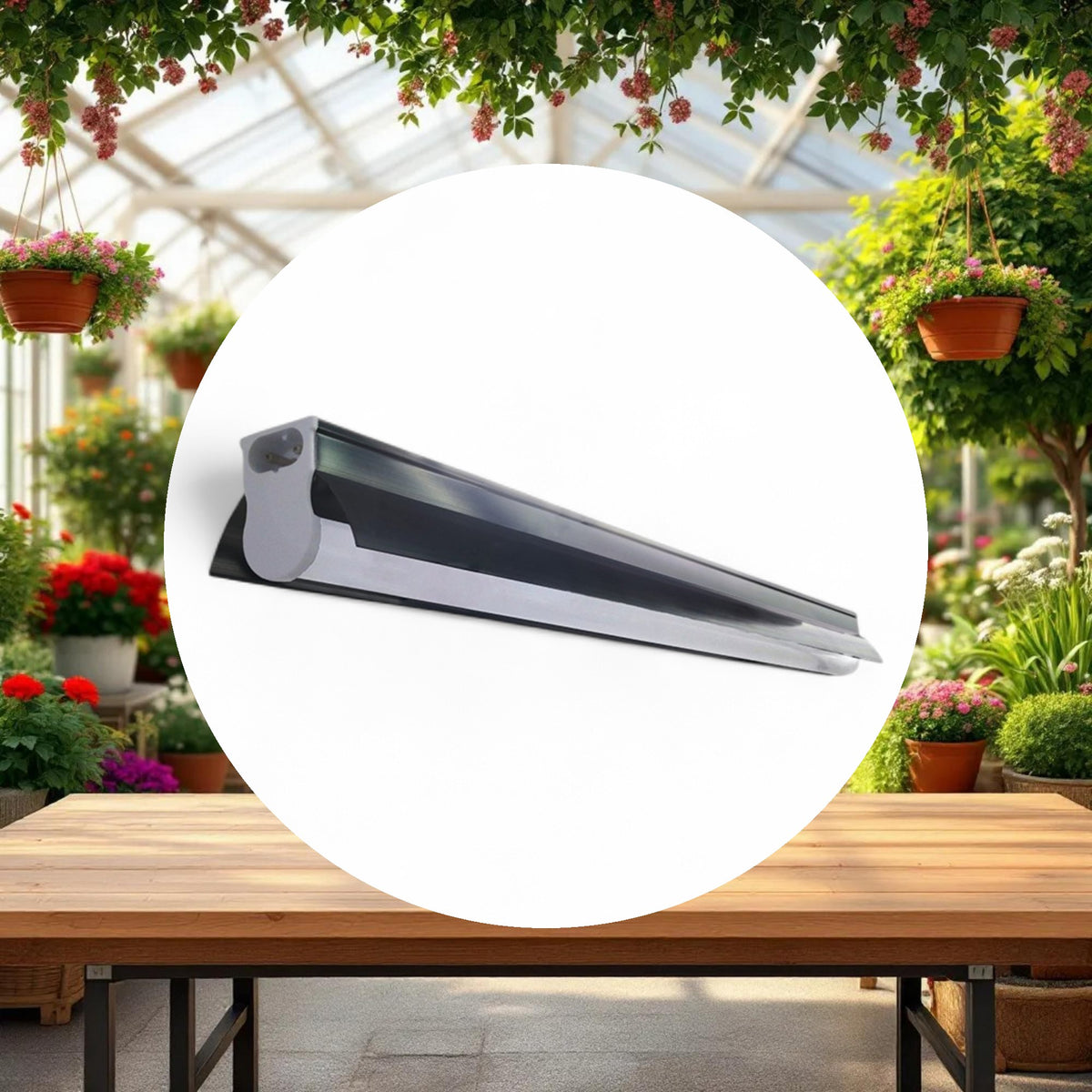 Lightech 18” T5 LED Single Grow Light W/ Reflector 7w 6500k - Image 3