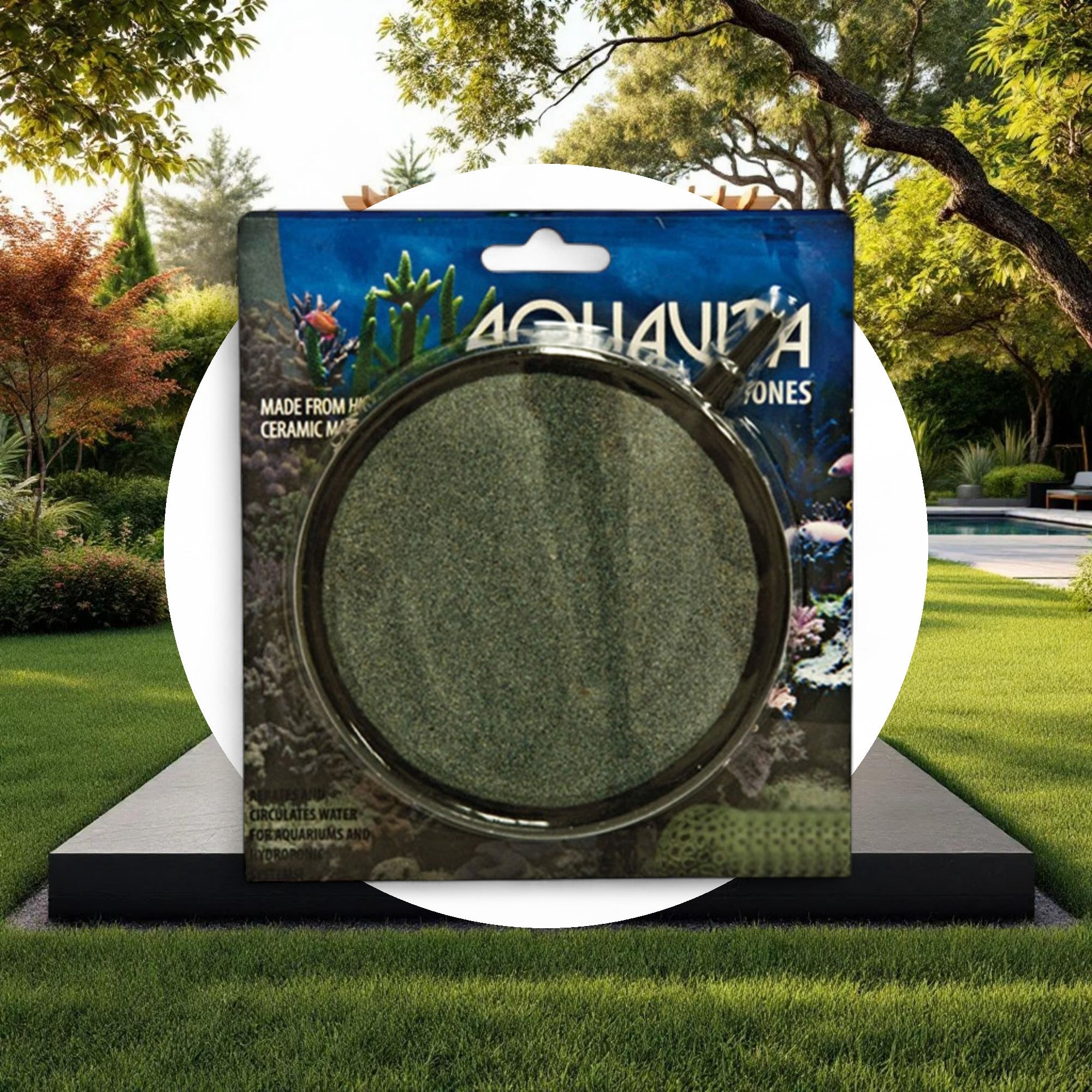 AquaVita 8'' Round Air Stone - Image 5