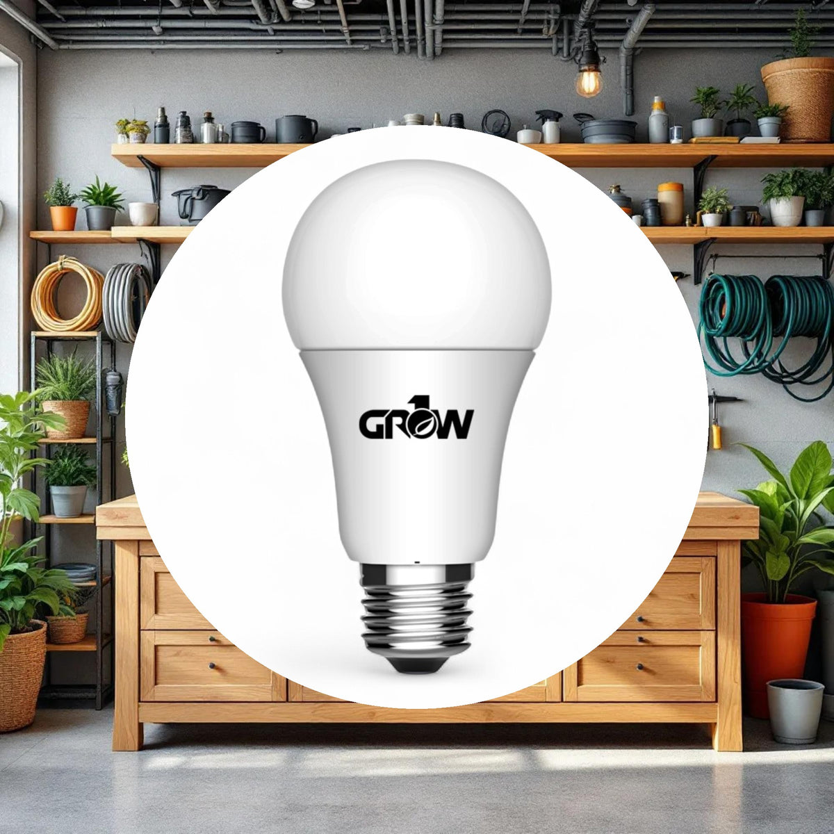 Green LED Light Bulb 9W - Image 3
