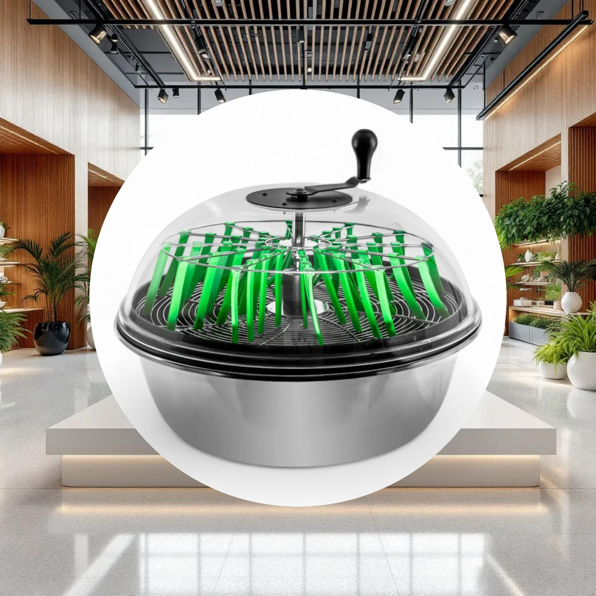 18'' Bowl Trimmer w/ Clear Top - Image 3
