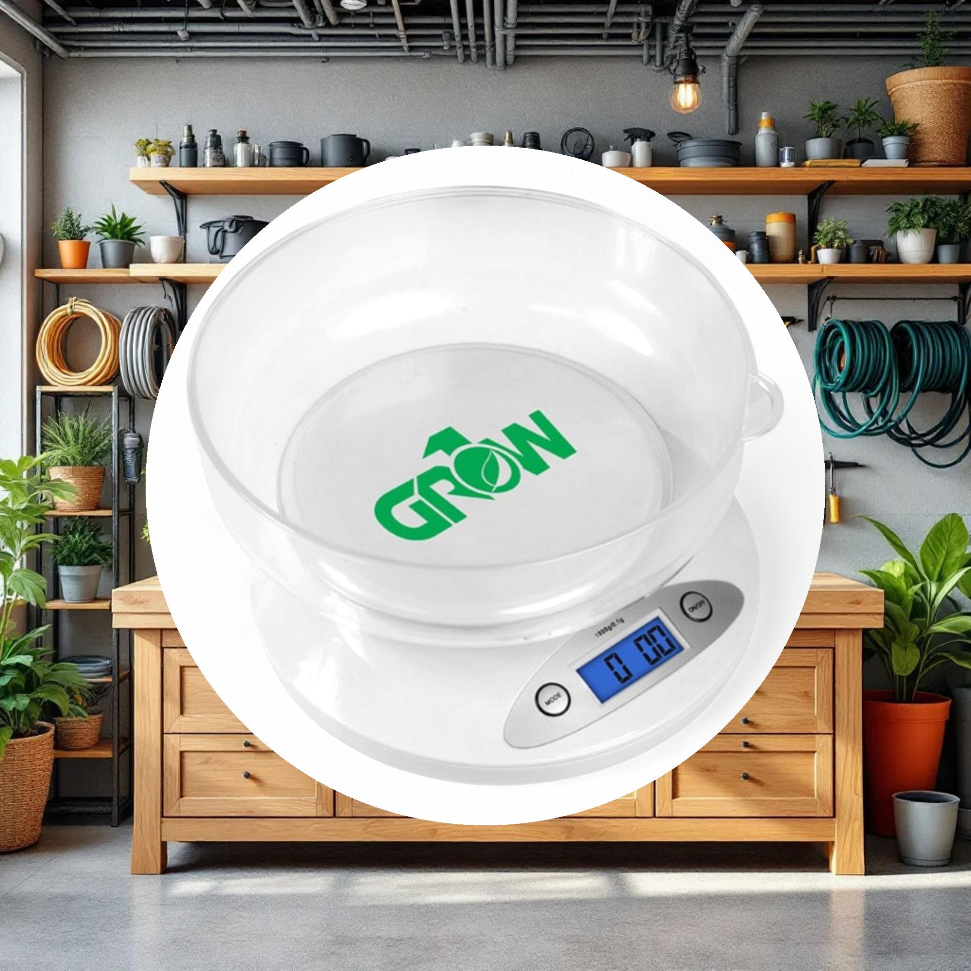 GROW1 Digital Nutrient Scale w/ Bowl 2.5lbs - Image 3
