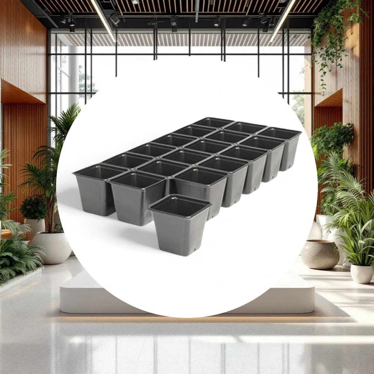 10" x 20" 18 Site Break-A-Part 3.5" Deep Pots - Image 3
