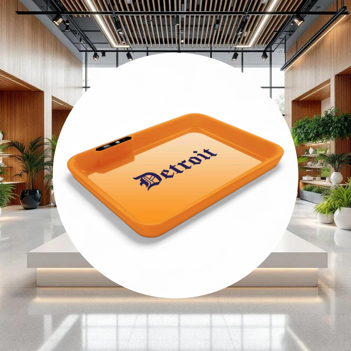 Dope Trays x Detroit Orange - background Blue logo - Image 3