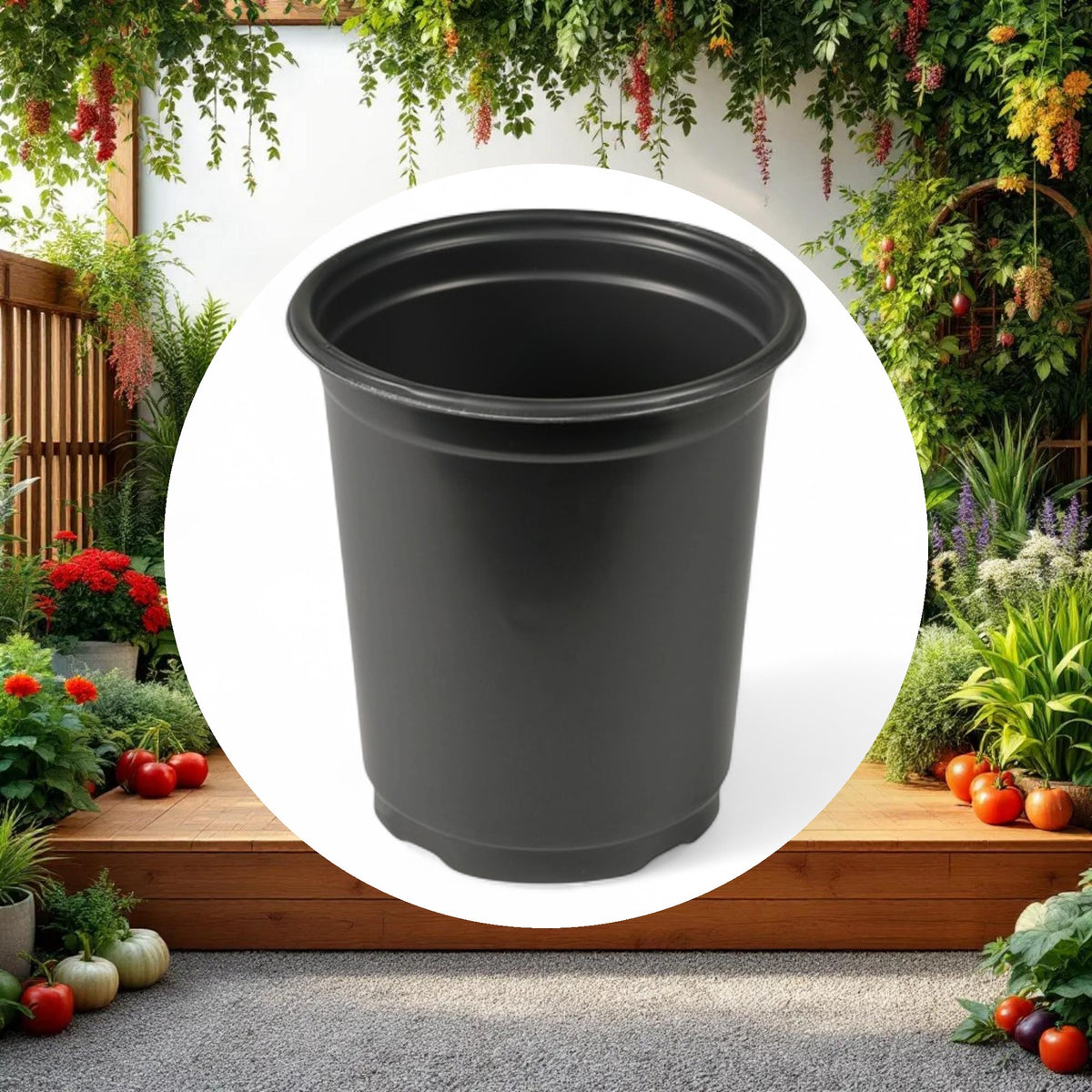 4.5'' x 5.5'' Round Pot 1 qt. - Image 4