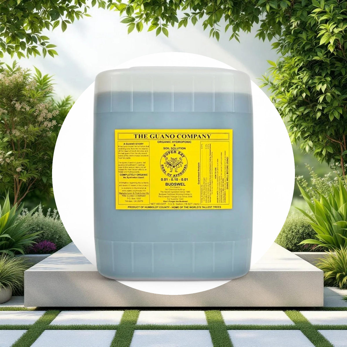 Budswel Liquid Natural 5 Gallon (CA ONLY) - Image 2
