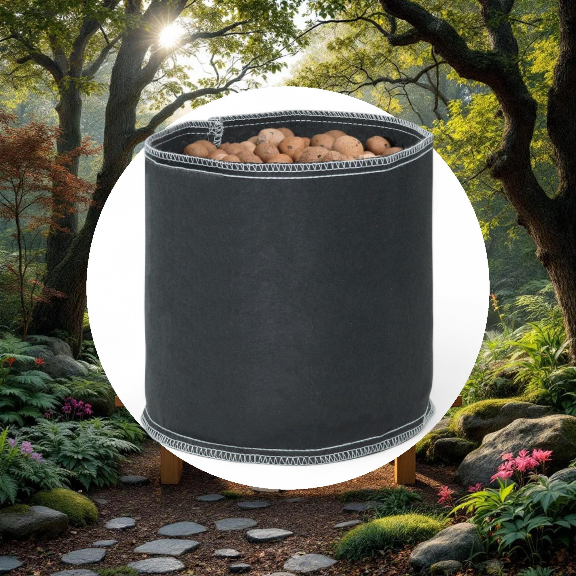 Grow1 Fabric Pot Black 500 Gallon - Image 5