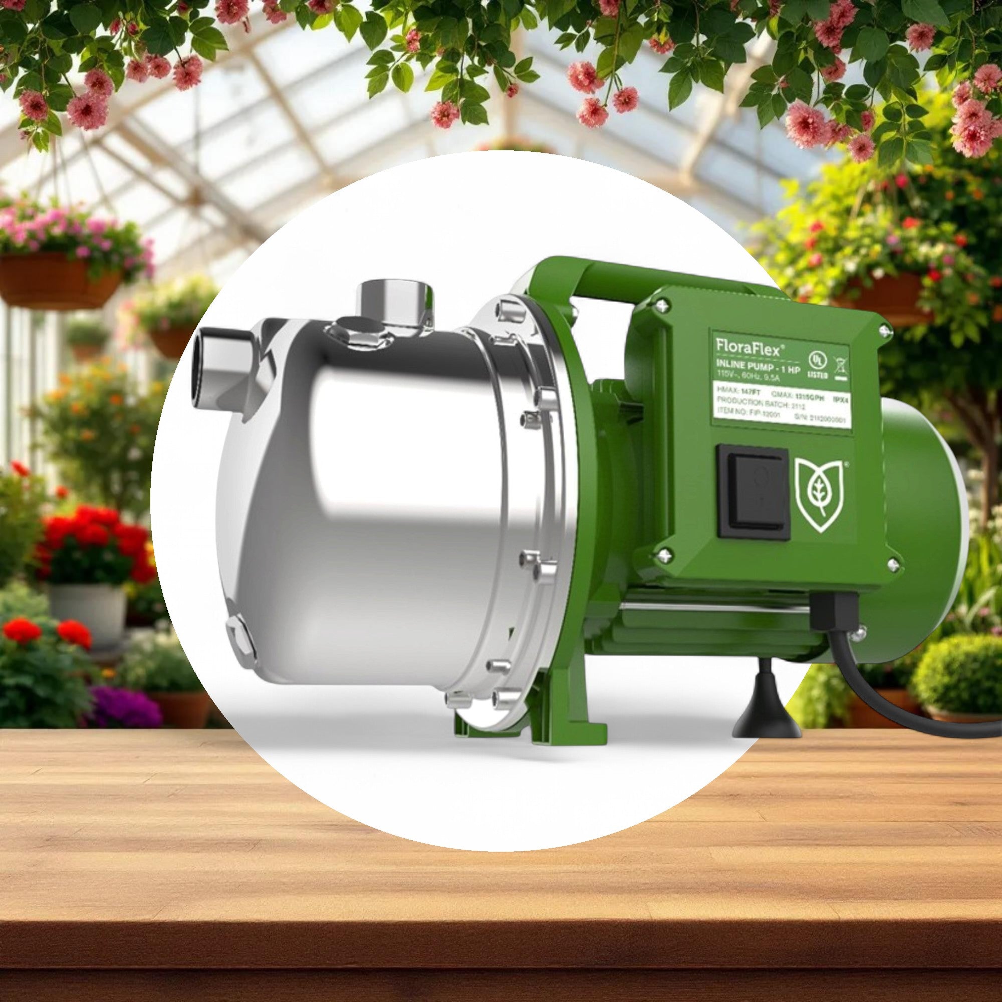 FloraFlex Inline Pump - 1 HP - Image 3