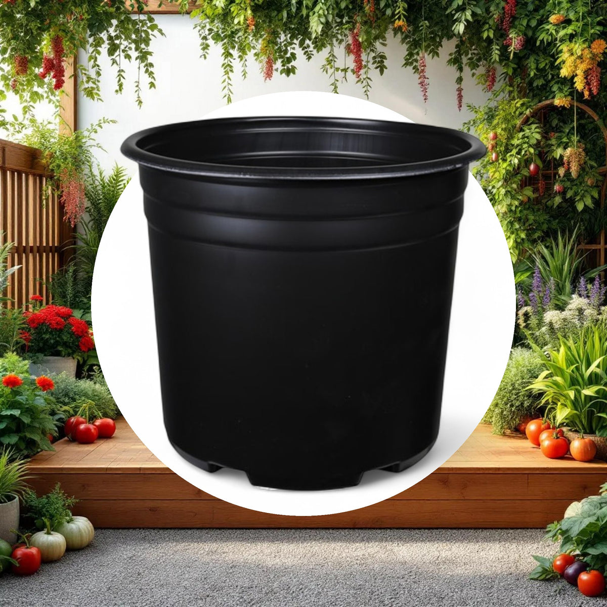 2 Gal Thermoformed Plastic Pot - Image 4