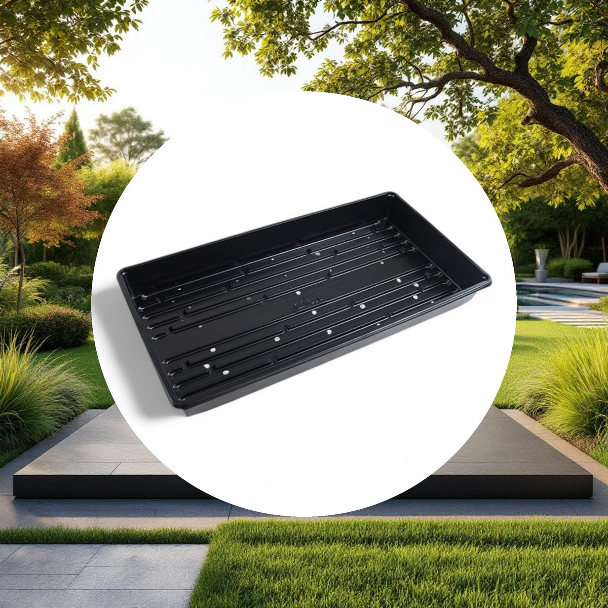 GROW1 Standard Propagation Tray w/ Drain Holes (10in x 20in x 2.25in) - Image 4
