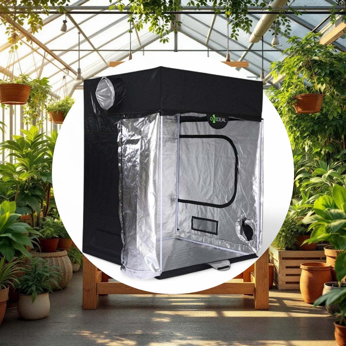 OneDeal Grow Tent 5ft x 5ft x 6.5ft - Image 2