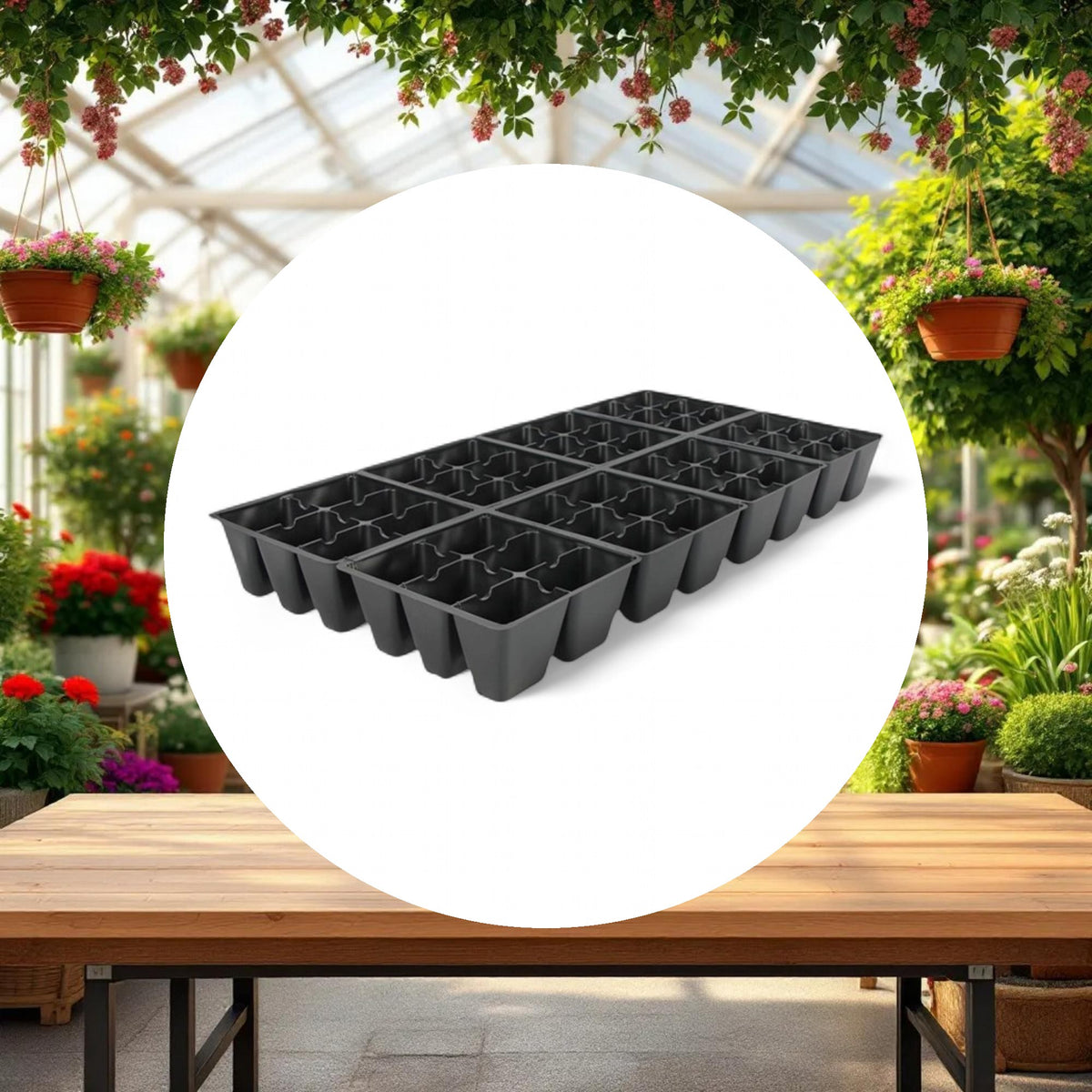 Break-A-Part Seedling Tray 48 Cell (10in x 20in x 2.5in) - Image 4