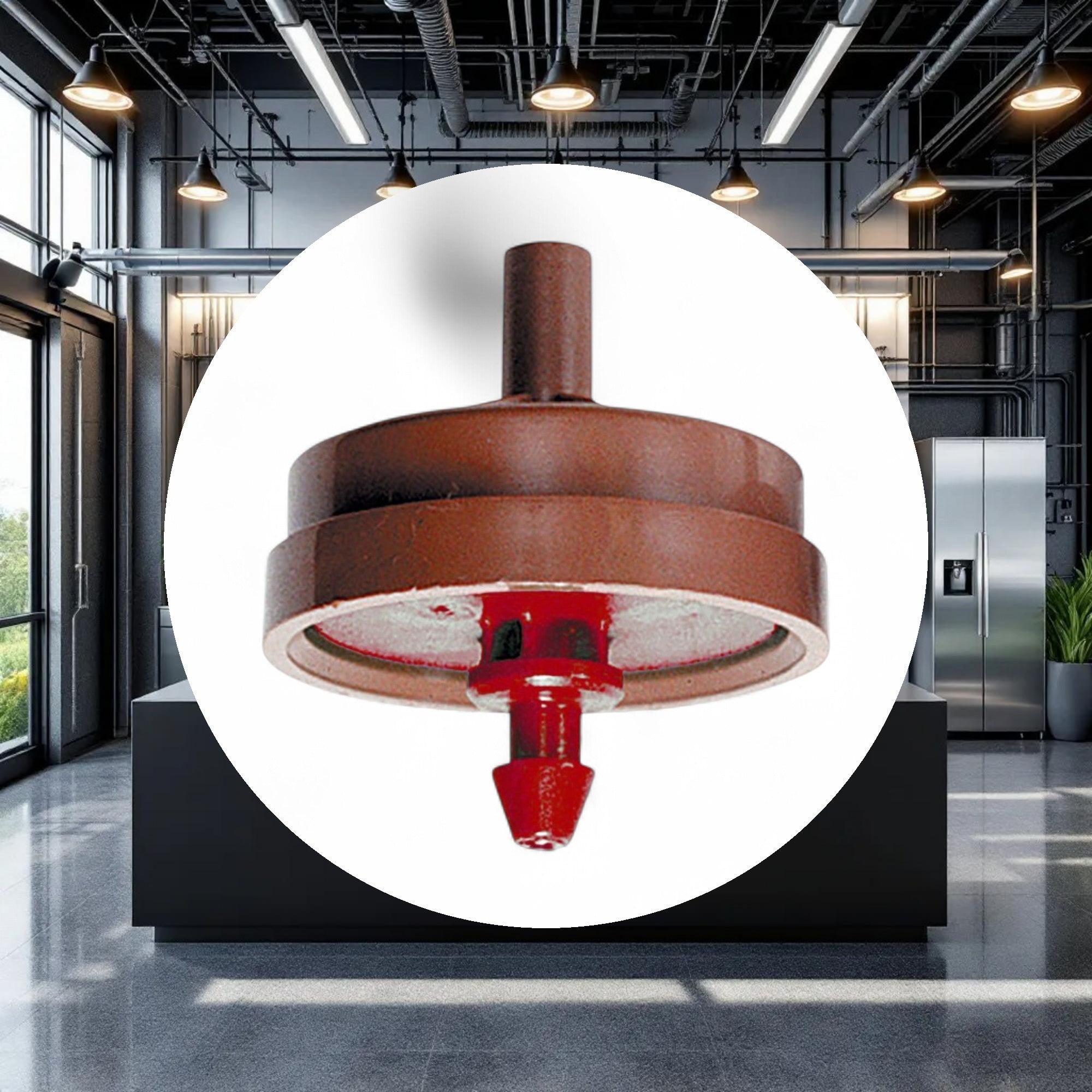 Netafim Woodpecker Pressure Compensating Dripper 0.53GPH Brown/Red (250pcs/Bag) - Image 2