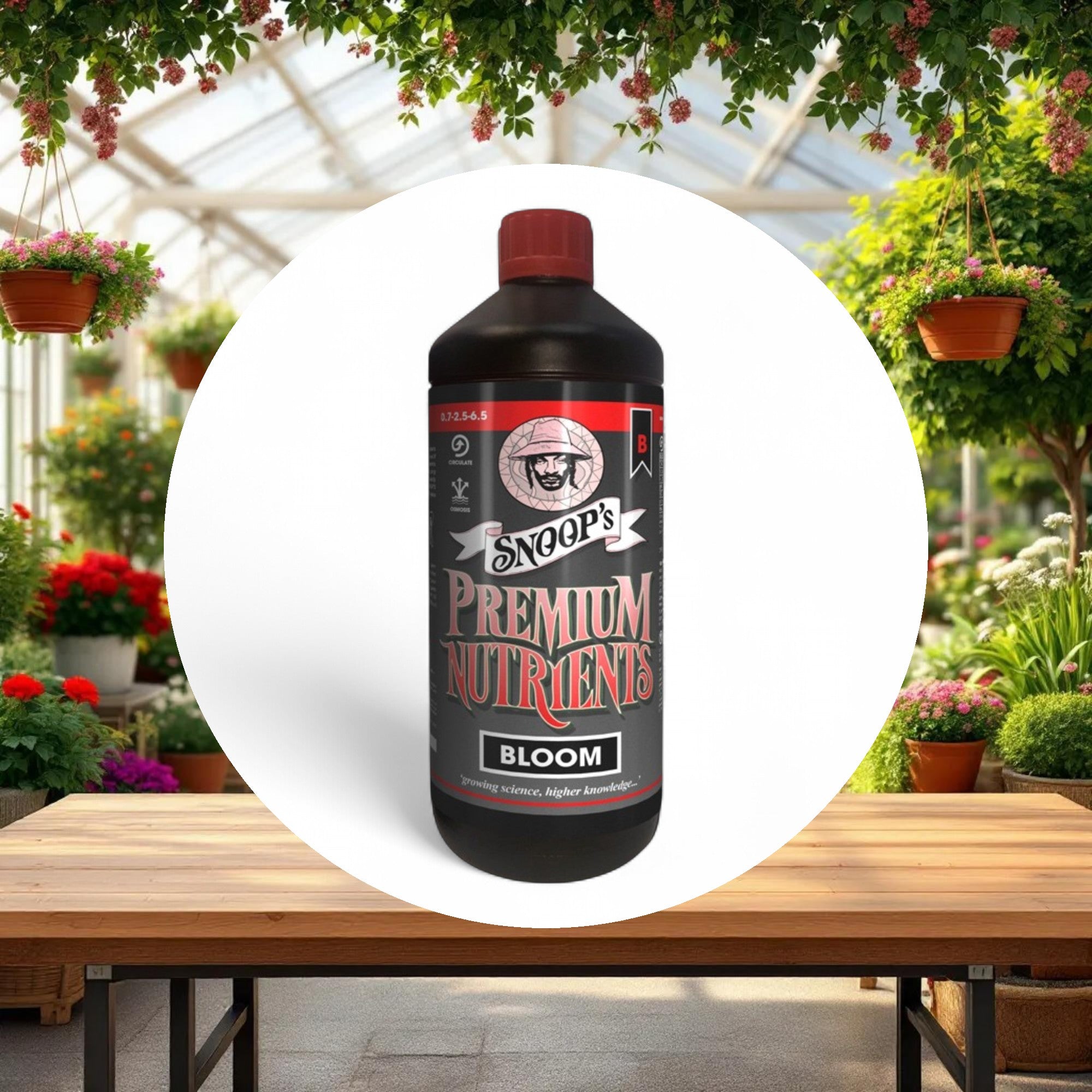 Snoop's Premium Nutrients Bloom B Circulating 5ltr 0.7-2.5-6.5 (Hydro Recirculating) - Image 4