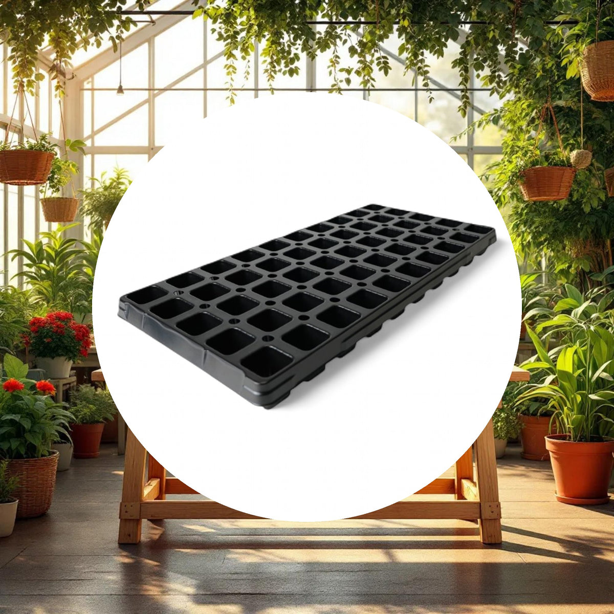10" x 20" Premium 50 Cell Seedling Plug Tray - Image 2