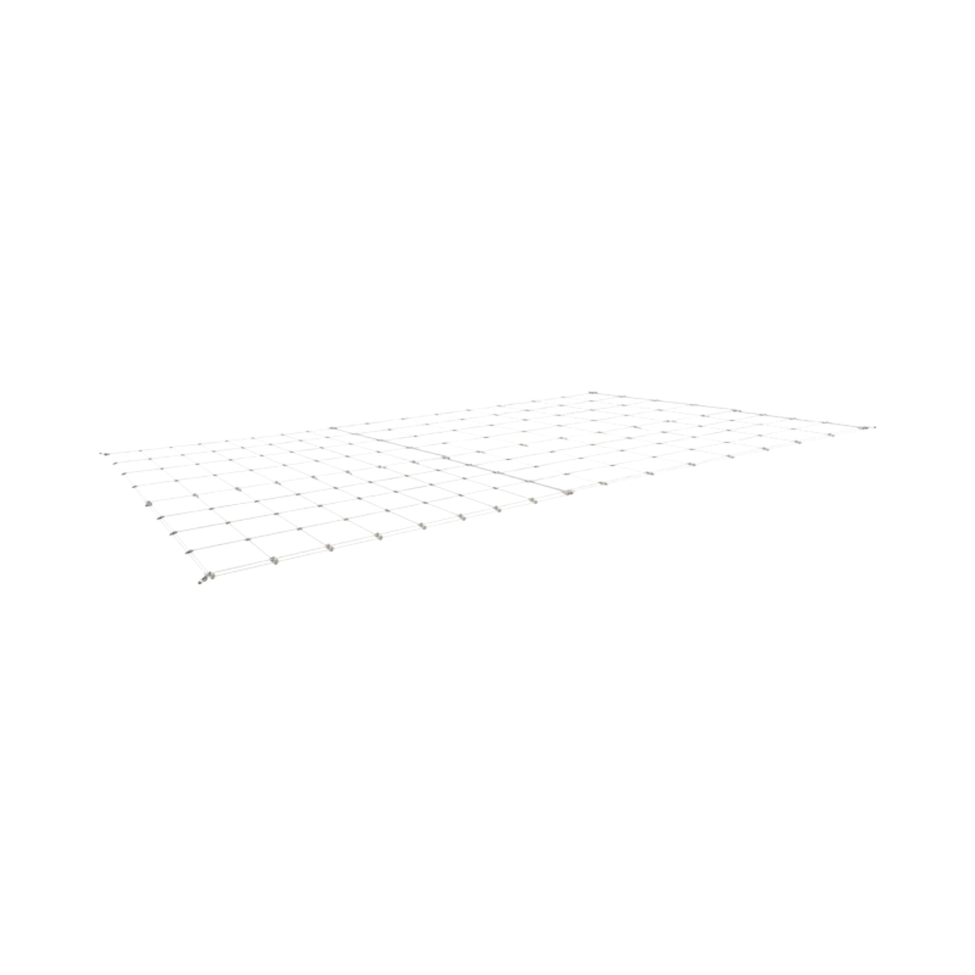 GROW1 Grow Tent Flexible Trellis Netting 4ft x 8ft 4in+6in Holes (2 Pack)