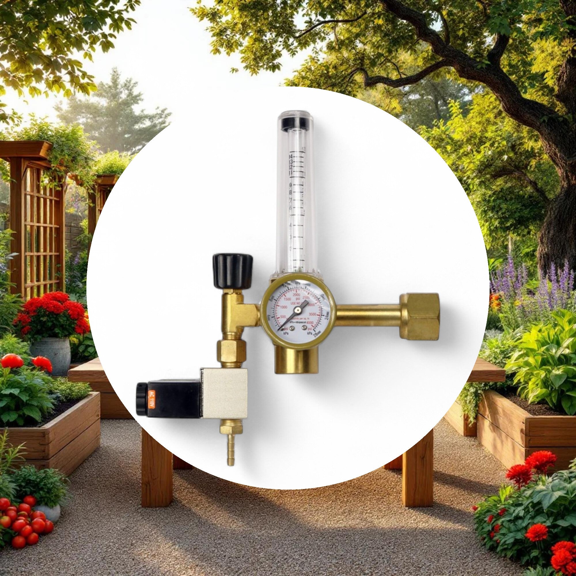 ~REFURBISHED~ GROW1 CO2 Regulator Single - Image 3
