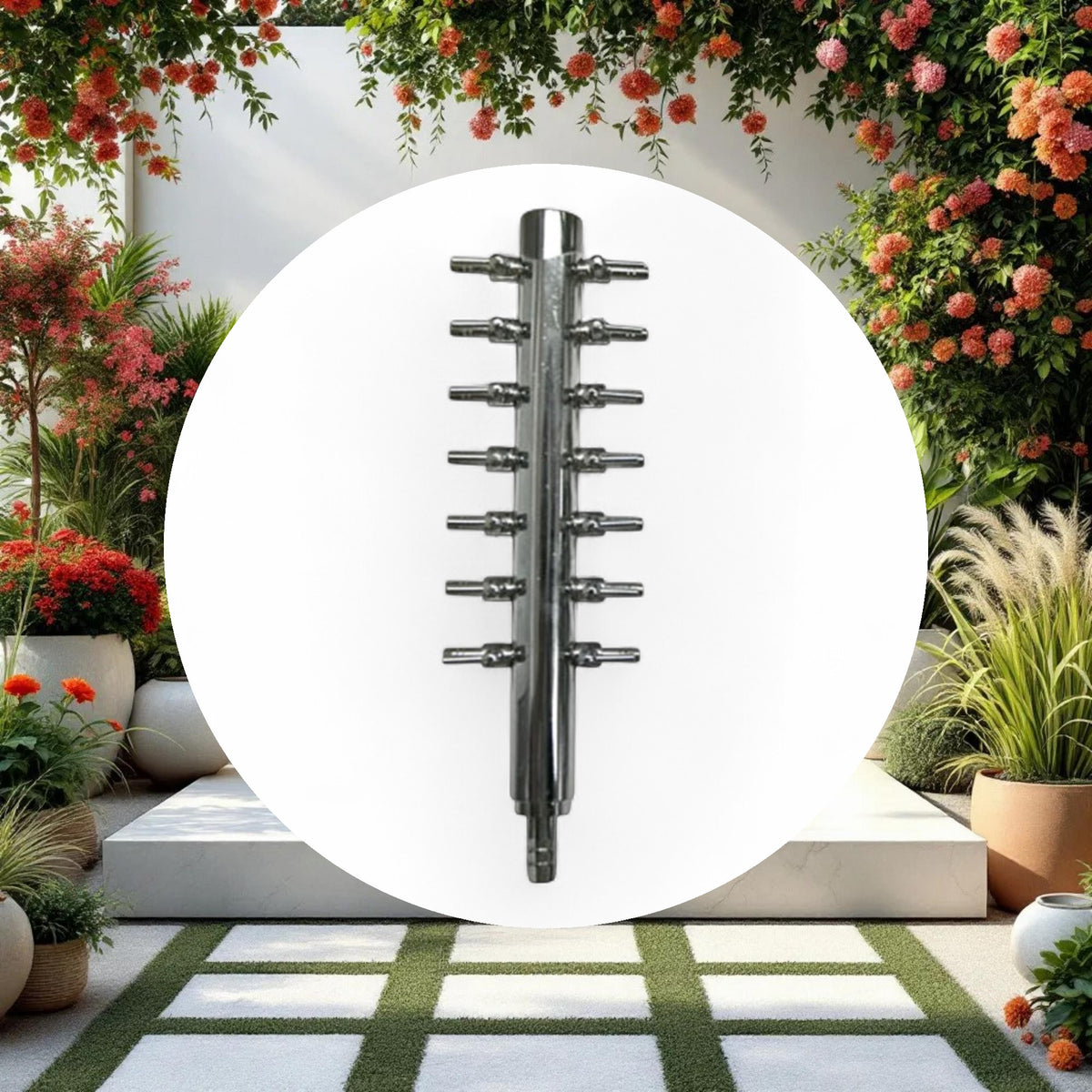 Chrome Air Divider 14 Outlet - Image 2