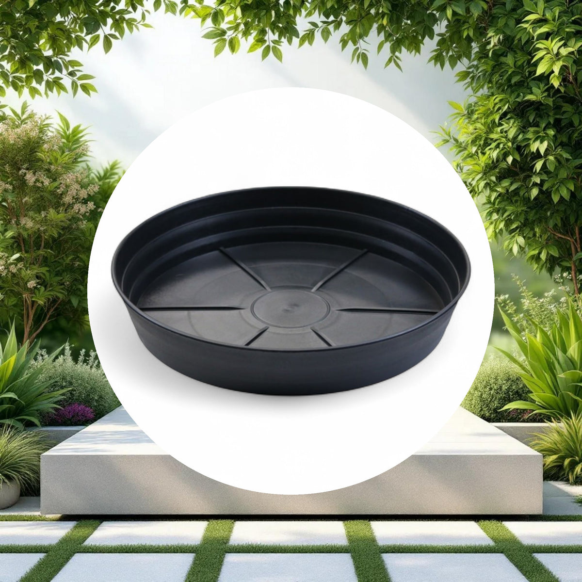 Grow1 18" Premium Black Injection Pot Saucers - Image 2