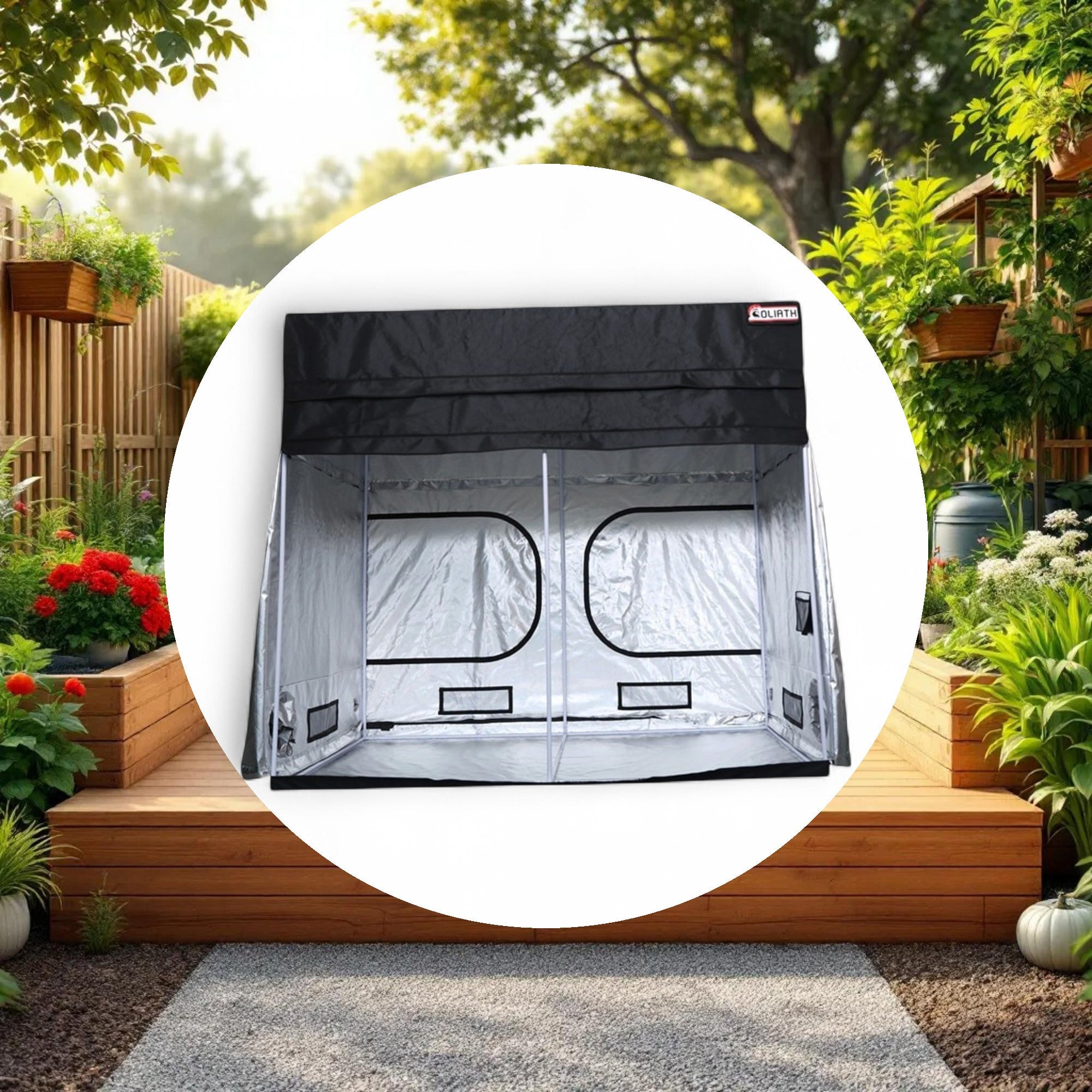 Goliath Grow Tent 4ft x 8ft x 6ft11in - 7ft11in - Image 5