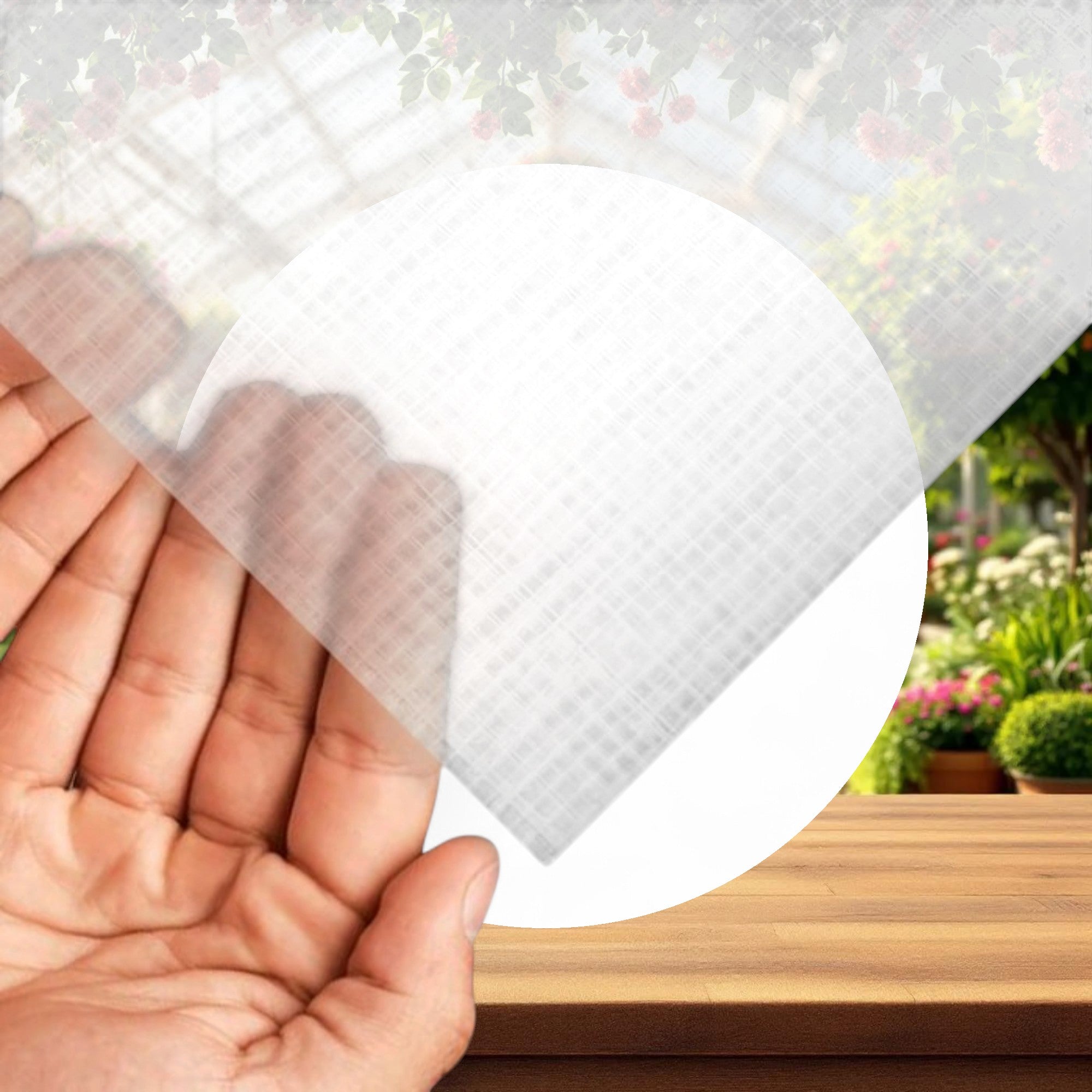 Woven Greenhouse Film Clear 9mil UV 24ft x 100ft - Image 3