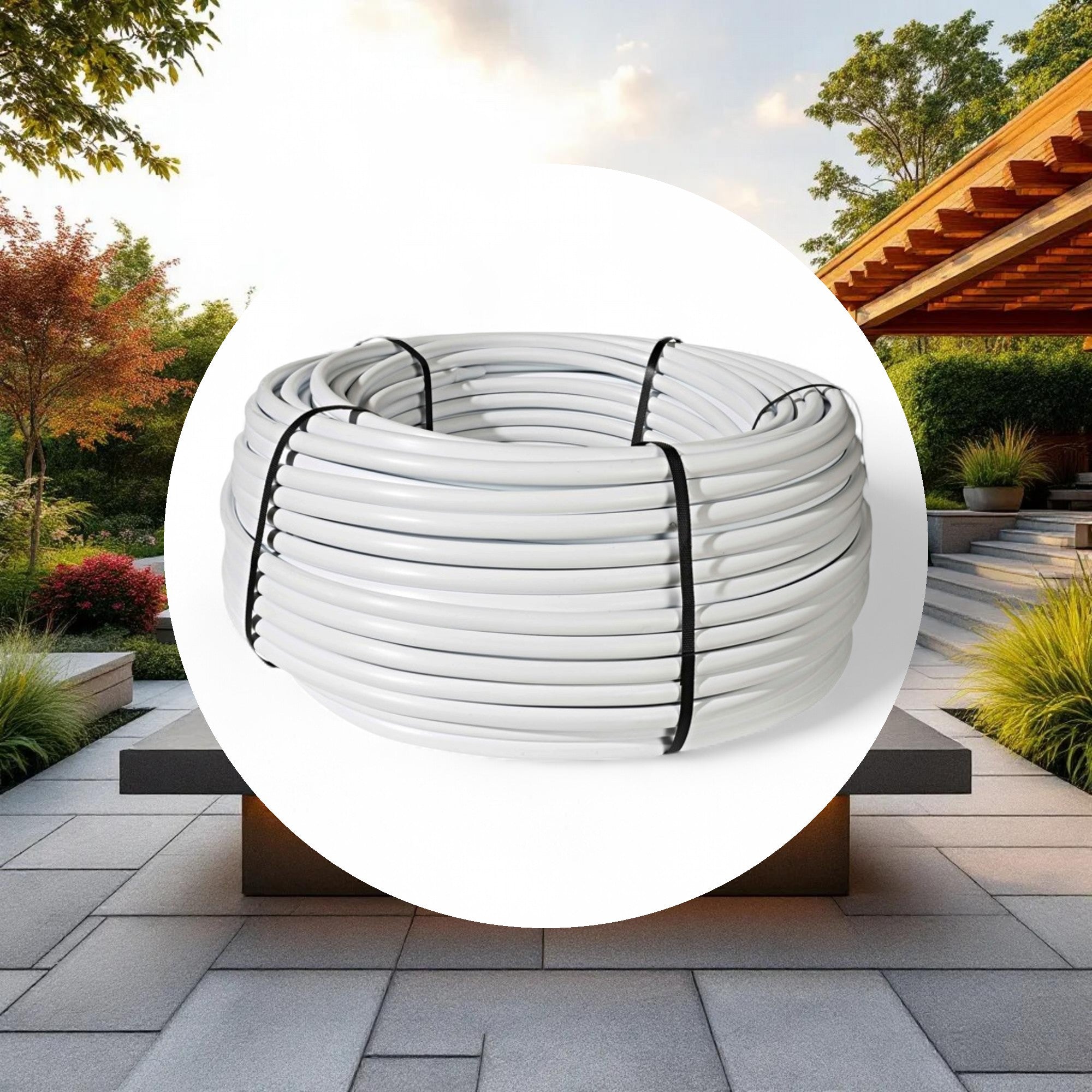 Netafim Bright White Polyethylene Tubing 3/4in (0.82in ID x 0.94in OD) 500ft Roll - Image 4