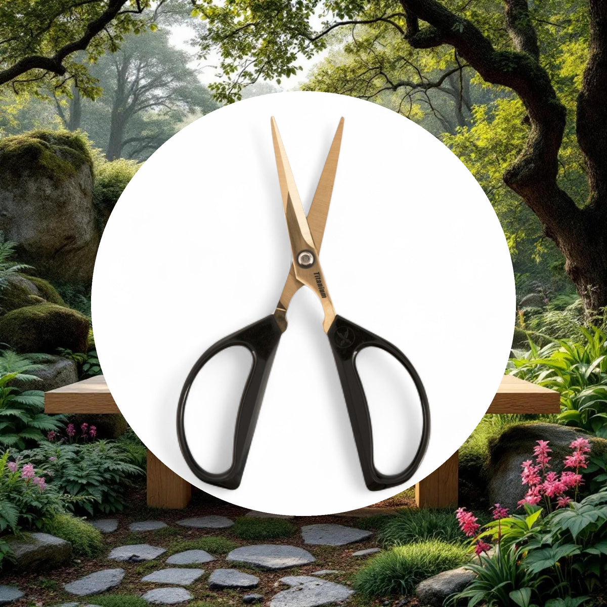 Piranha Pruner Bonsai Shear Scissors 60mm Titanium Blade - Image 5