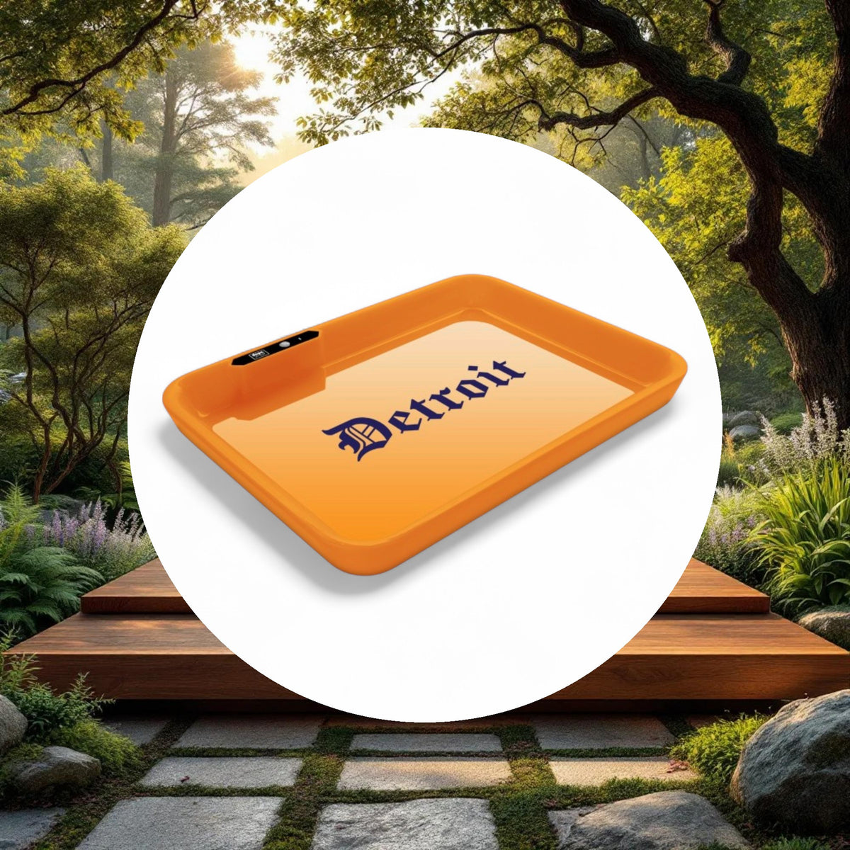 Dope Trays x Detroit Orange - background Blue logo - Image 5