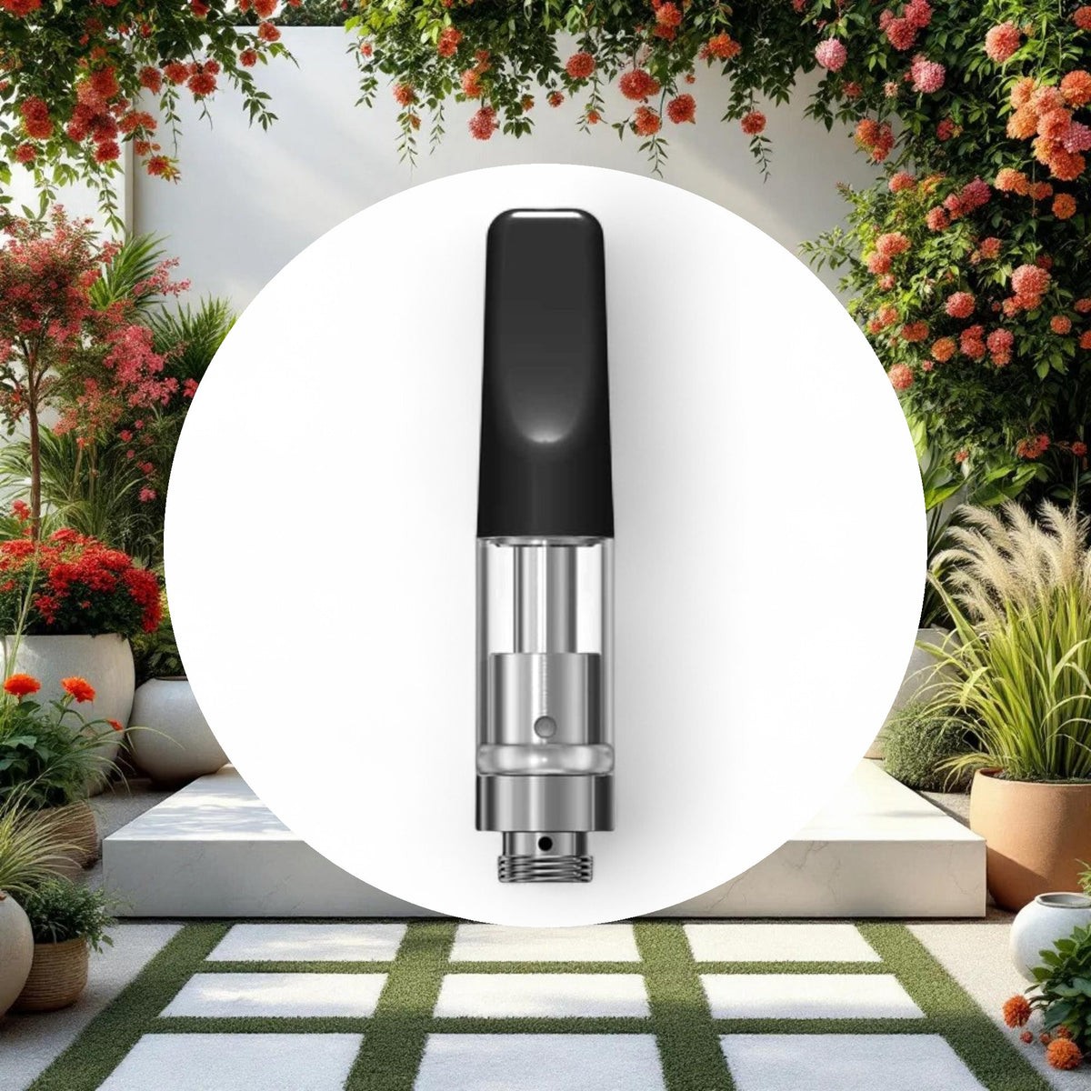 .5ml Black Ceramic Cartridge w/ 1.6mm inlet (1-piece) - Image 2