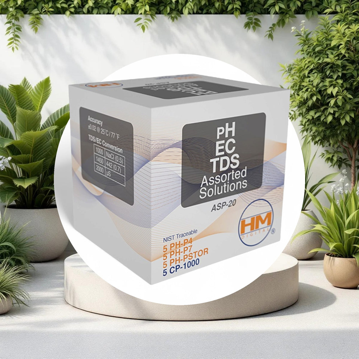 HM Digital 20 pack mix of 1000 ppm TDS, pH 4, pH7, pH storage solutions - Image 5