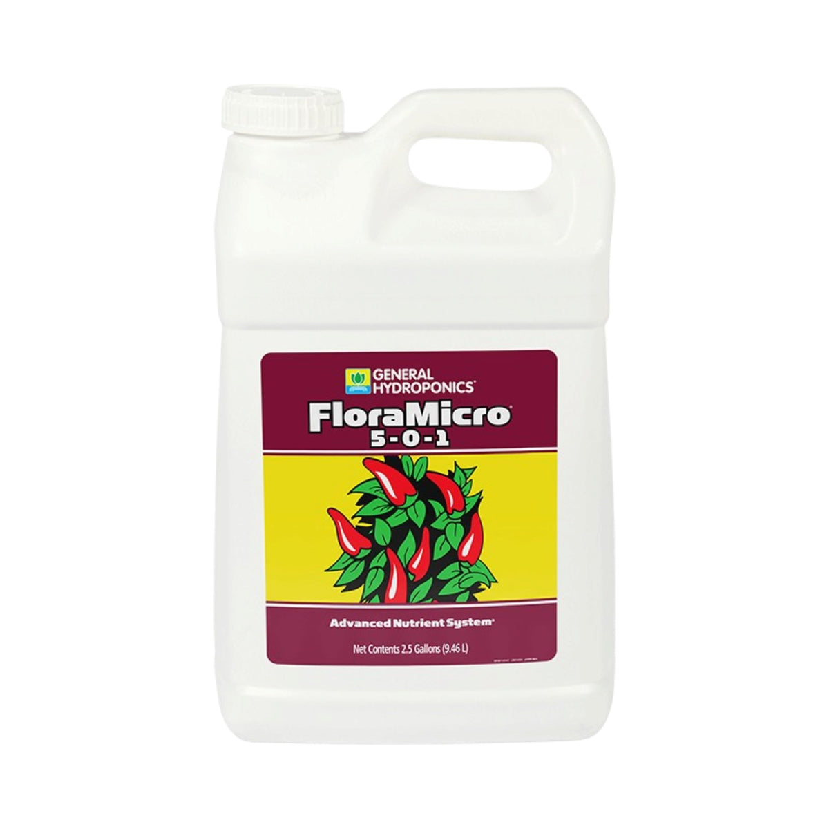 General Hydroponics FloraMicro 2.5 Gallon