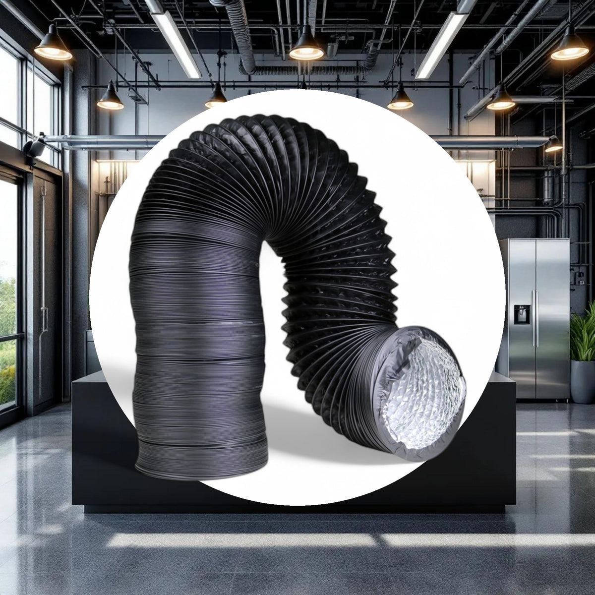 Light-Proof Black Duct 4in x 25ft - Image 2