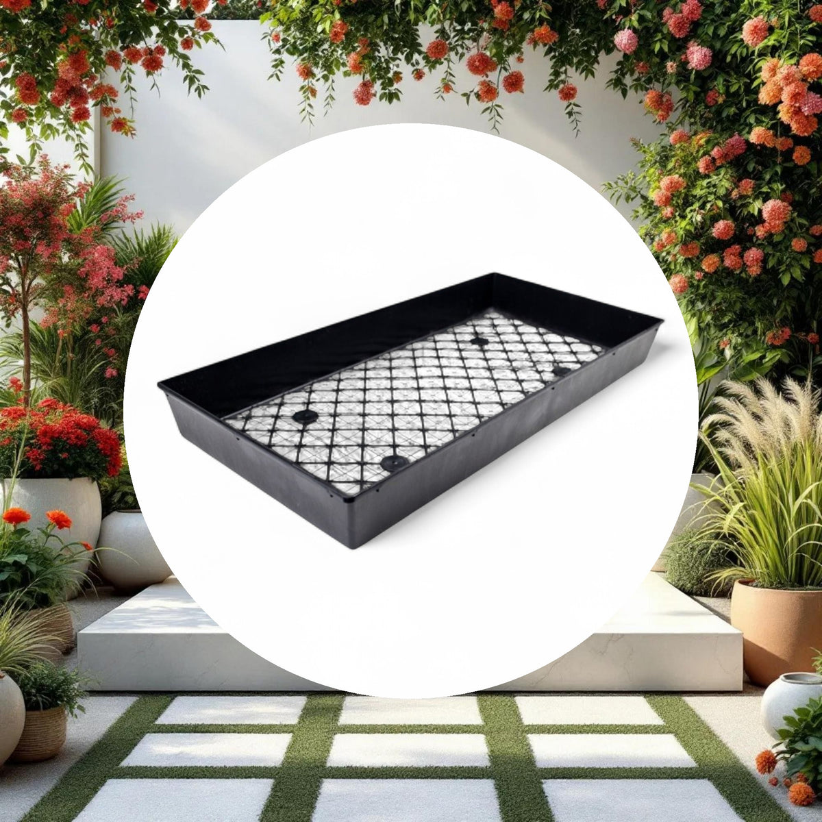 Mesh Web Propagation Tray w/ Solid Sides (10in x 20in) - Image 2