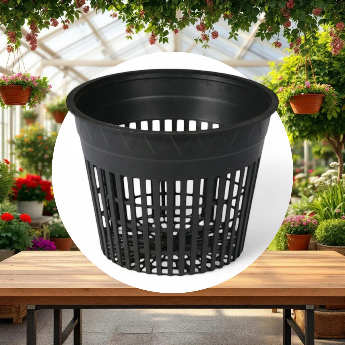 3.75'' Net Mesh Cup Pot (48/pk) - Image 3