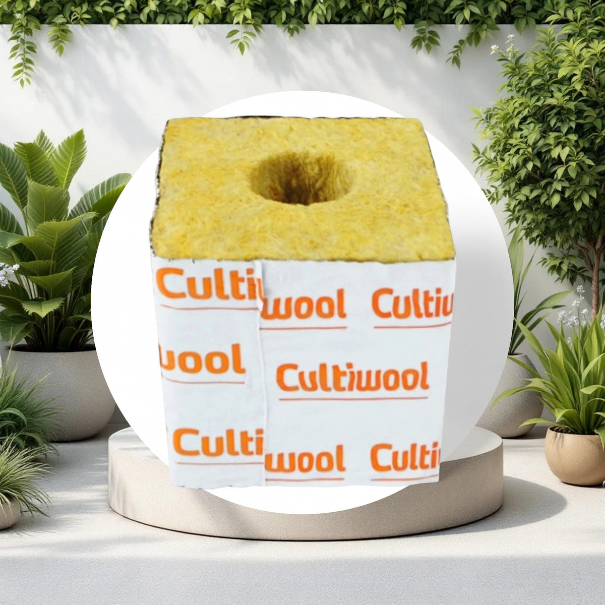 Cultiwool 3" x 3" x 3" Block (400 Blocks/Case) - Image 2