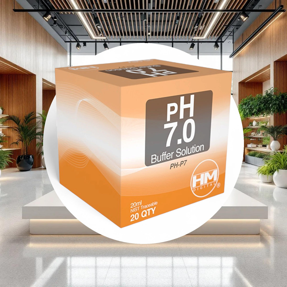 HM Digital pH 7.0 buffer solution - 20 packets of 20 ml - Image 3