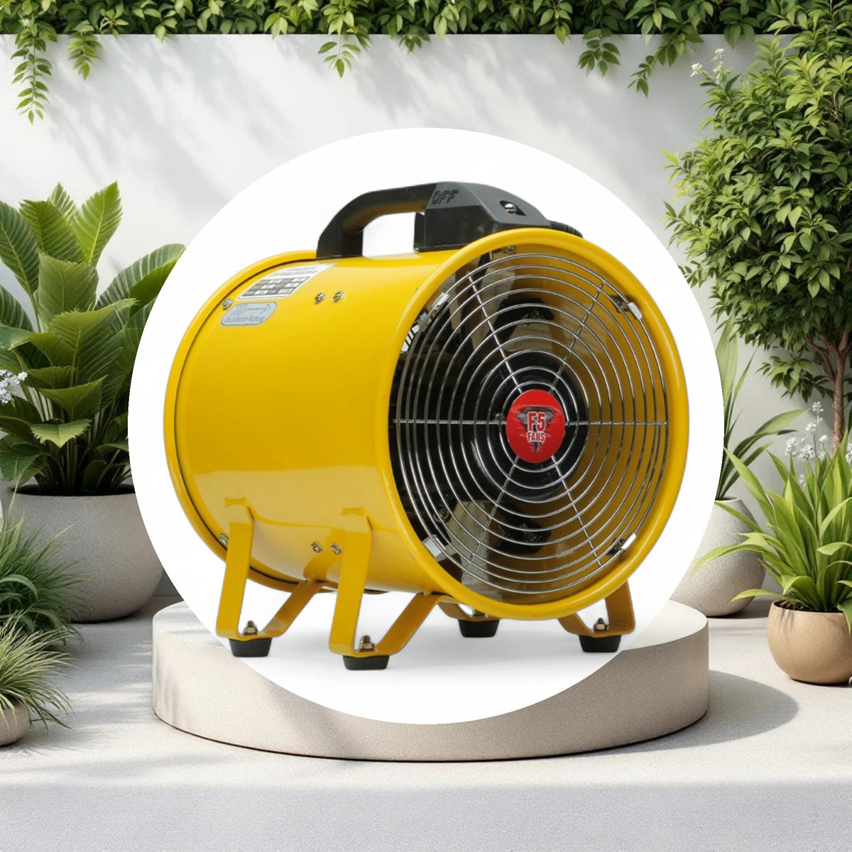 F5 Fans Portable Axial Fan 8in - Image 2